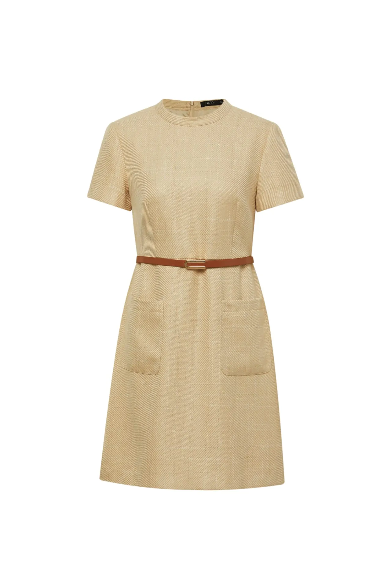 Twiggy Soft Touch Check Dress with Belt