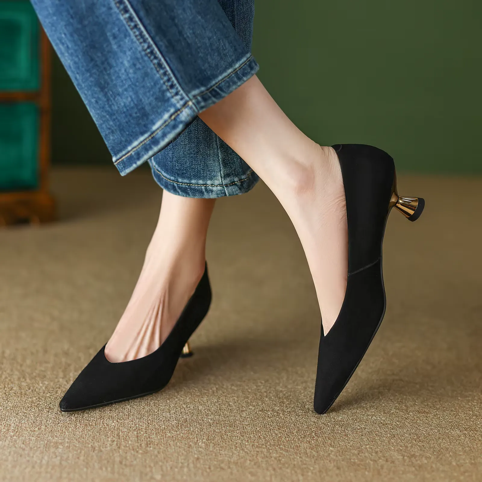 USS Shoes Any Women's Pointed Elegant Pumps