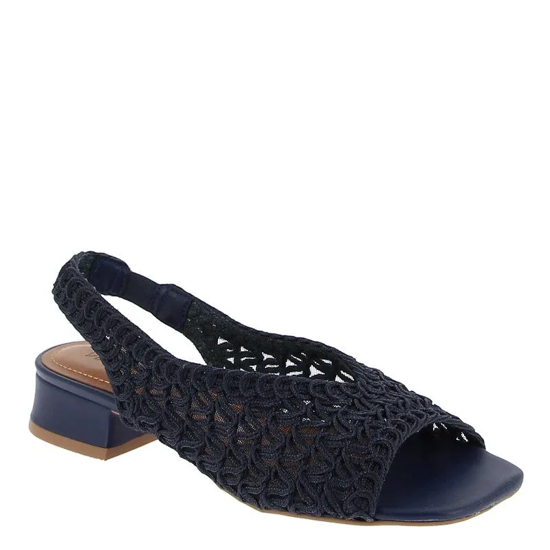 Valerio Conte 455050 Navy Slingback Sandal