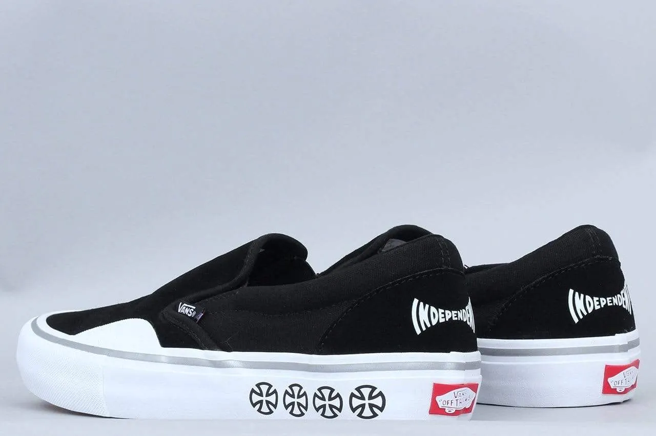 Vans Slip-On Pro Shoes (Independent) Black / White