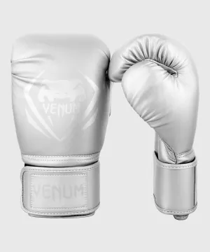 Venum Contender Boxing Gloves - Silver/Silver