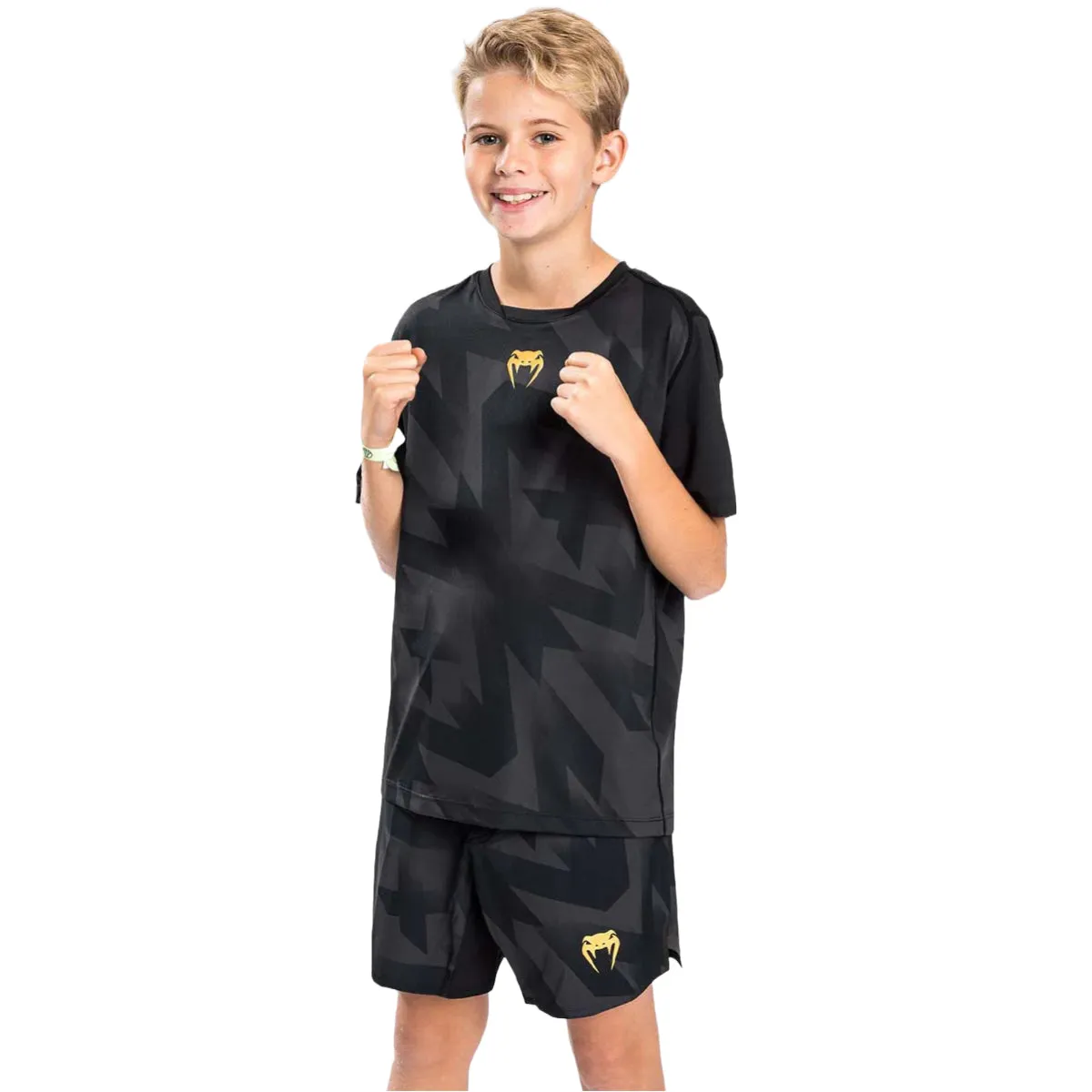 Venum Razor Kids Dry Tech T-Shirt Black/Gold