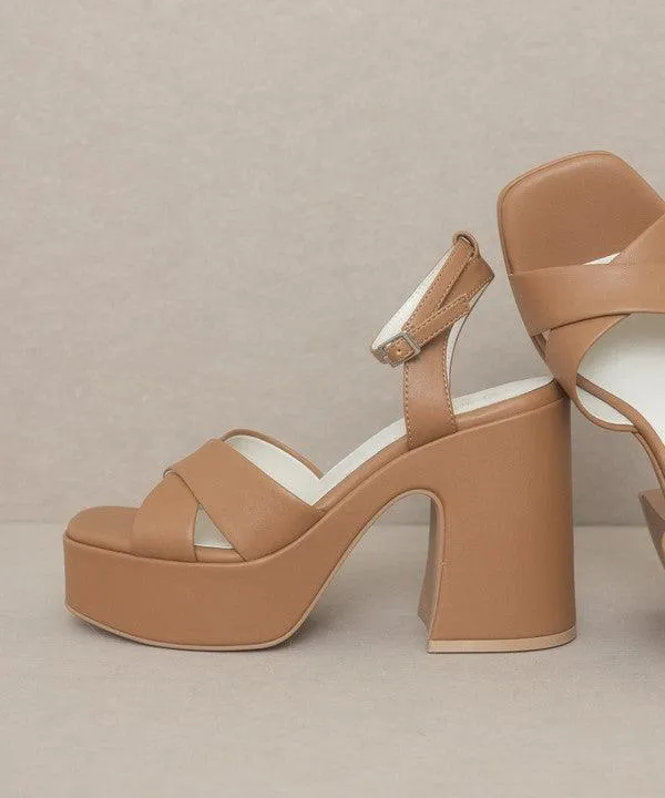 Womens Shoes Style No. Norah Chunky Platform Heel