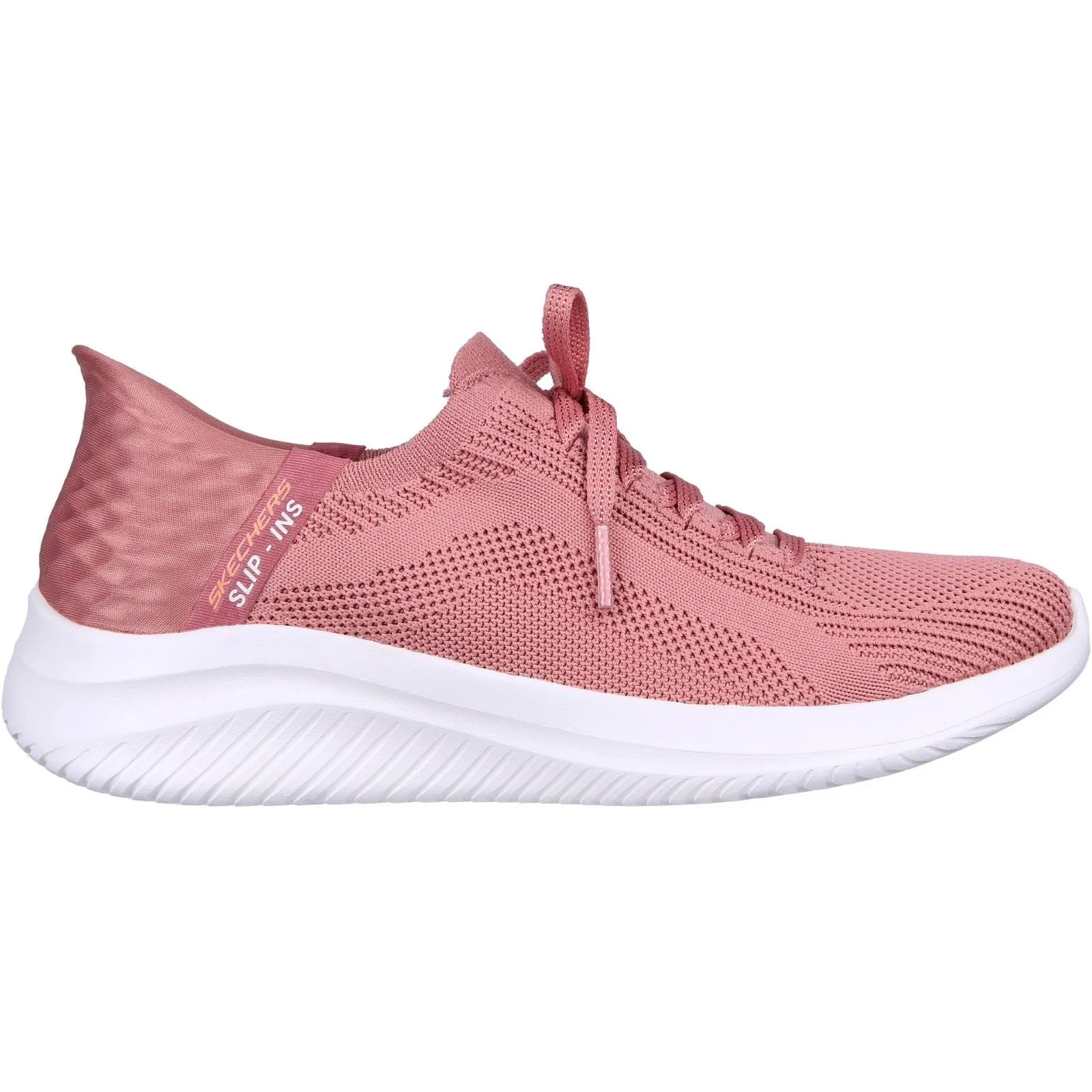 Women's Wide Fit Skechers 149710 Slip-ins Ultra Flex 3.0 Brilliant Path Sneakers - Mauve