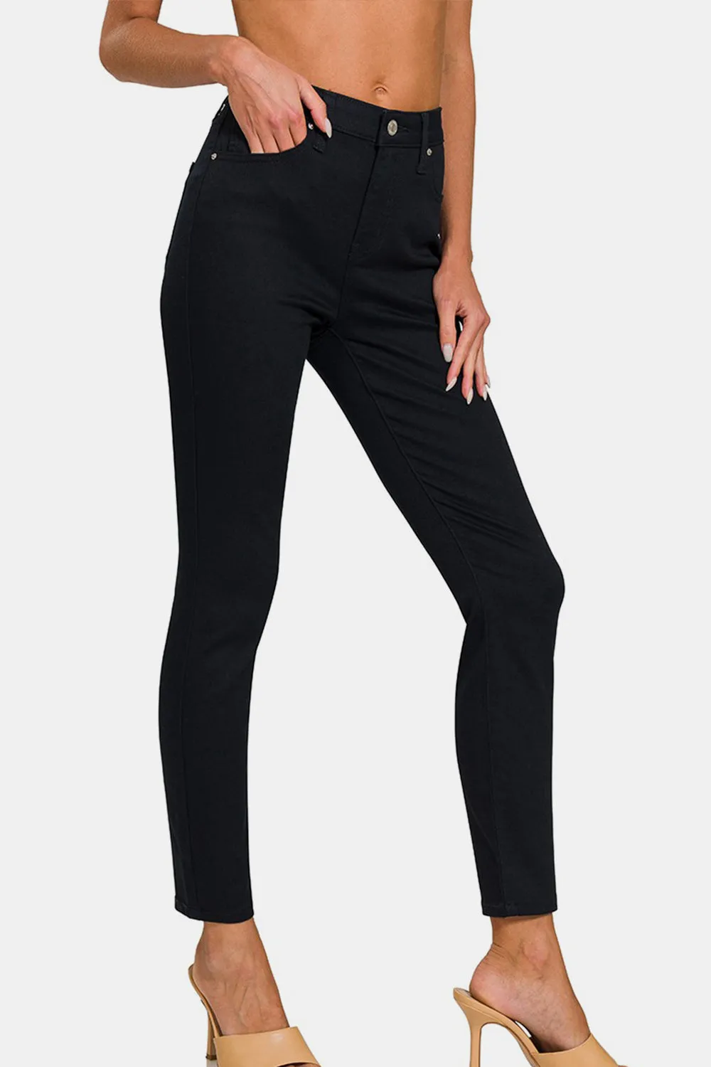 Women's Zenana Full Size High-Rise Skinny Jeans