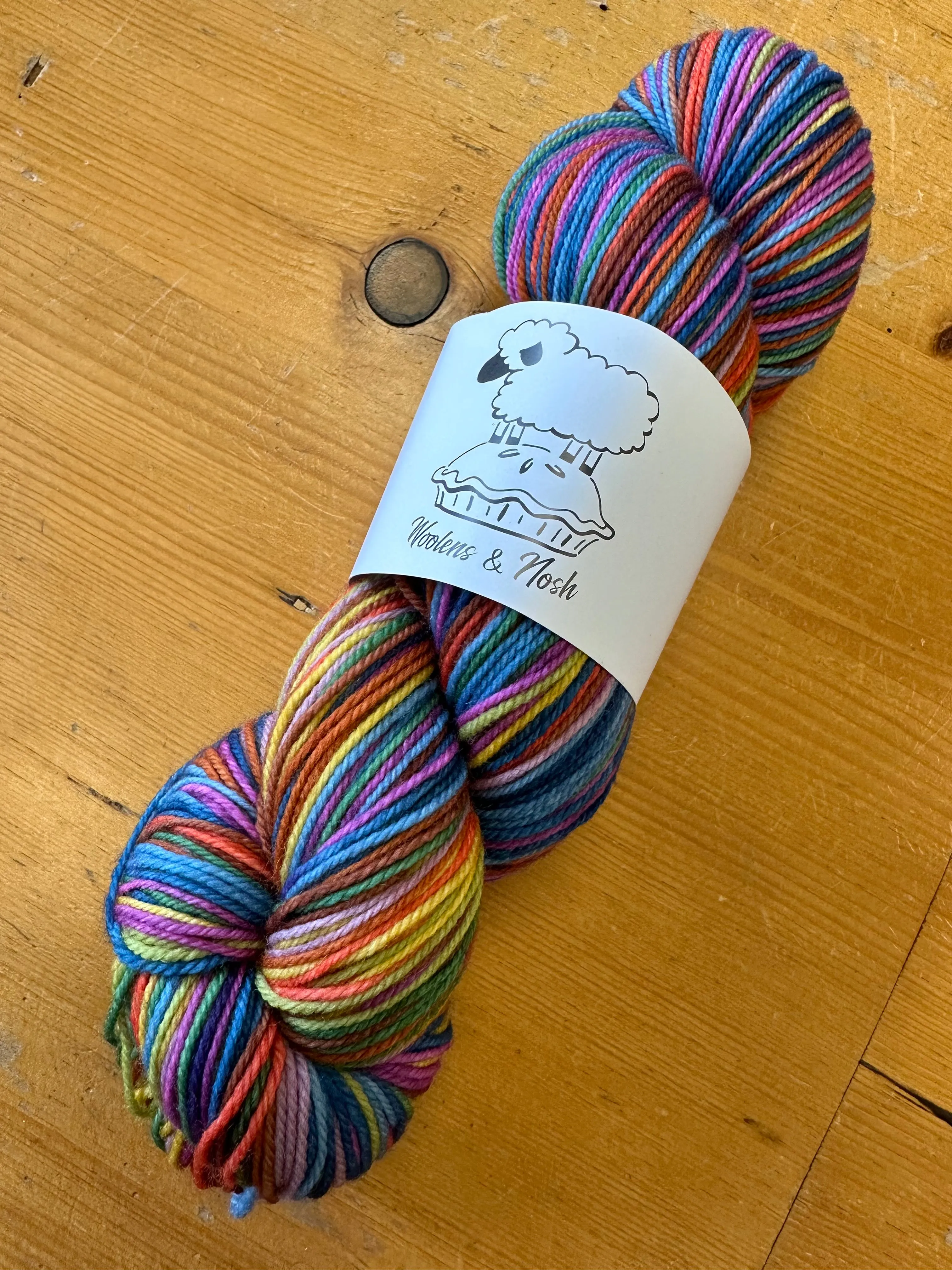 Woolens and Nosh Self Striping Sock