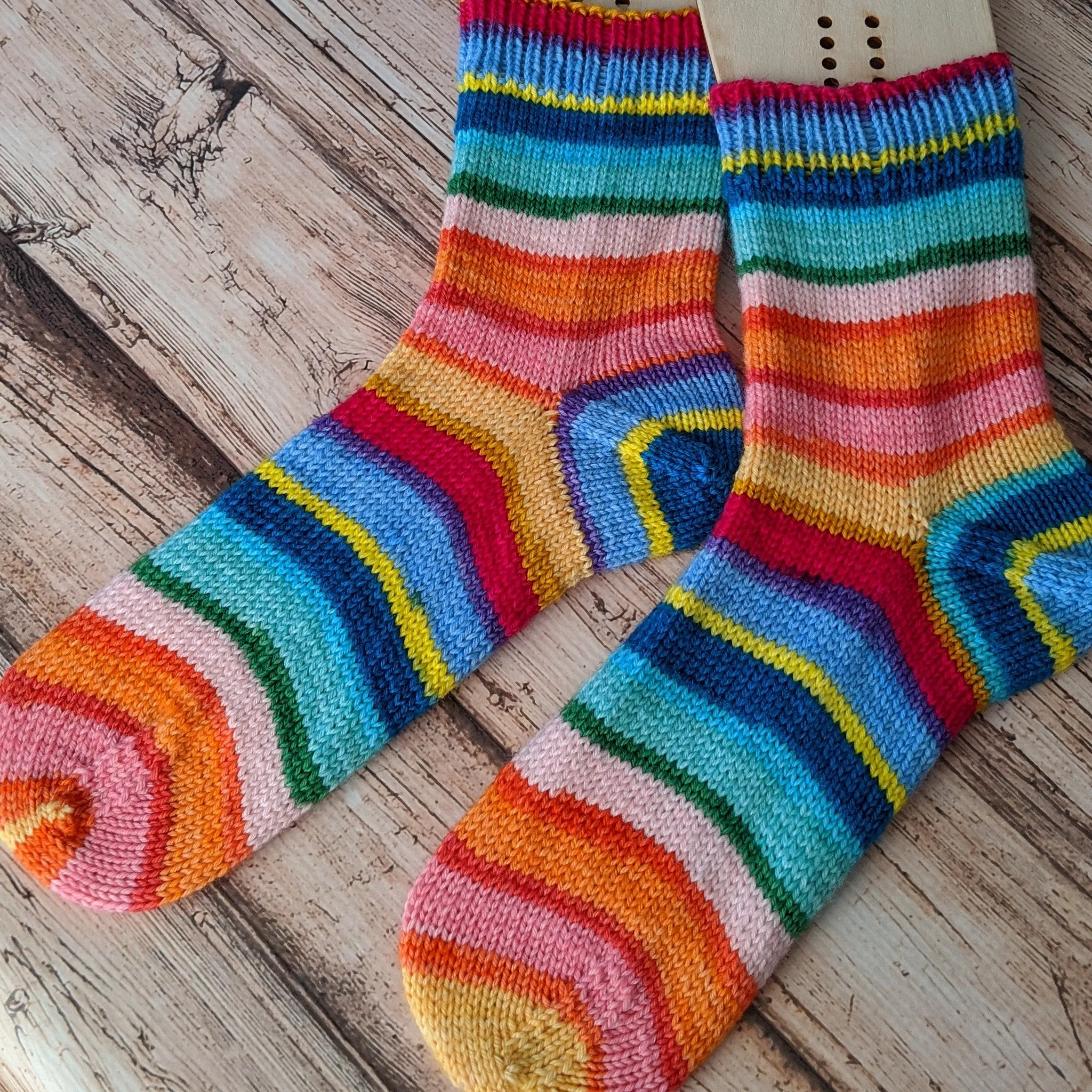 Woolens and Nosh Self Striping Sock