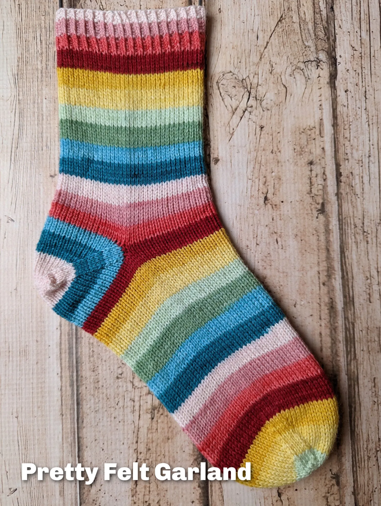 Woolens and Nosh Self Striping Sock