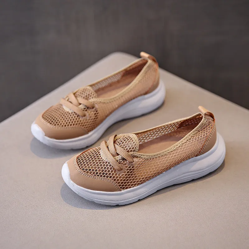 XIANGTUIBAO  Women's Shoes  New Casual Shoes Foreign Trade  Cross-Border Breathable Flying Woven Low-Cut Shoes Hollow Maternity Shoes Summer