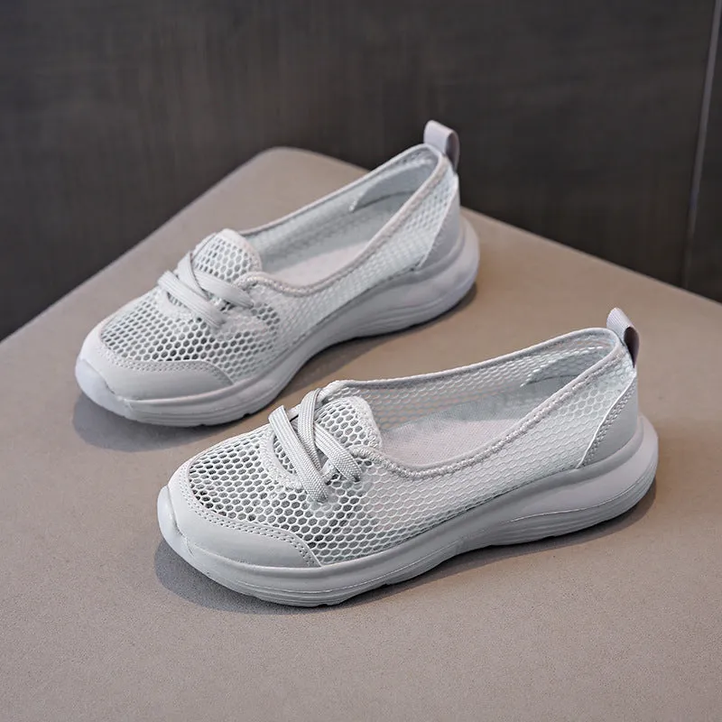 XIANGTUIBAO  Women's Shoes  New Casual Shoes Foreign Trade  Cross-Border Breathable Flying Woven Low-Cut Shoes Hollow Maternity Shoes Summer